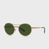 Ochelari de soare rotunzi pentru bărbați Ralph Lauren 0Ph3142 aurii