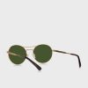 Ochelari de soare rotunzi pentru bărbați Ralph Lauren 0Ph3142 aurii