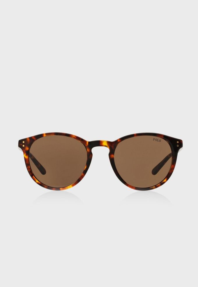 Ochelari de soare rotunzi pentru bărbați Ralph Lauren 0Ph4110 maro Ochelari de soare rotunzi pentru bărbați Ralph Lauren 0Ph4110 maro