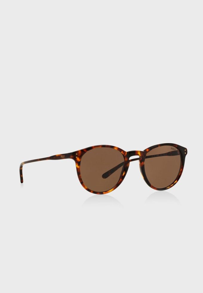 Ochelari de soare rotunzi pentru bărbați Ralph Lauren 0Ph4110 maro Ochelari de soare rotunzi pentru bărbați Ralph Lauren 0Ph4110 maro