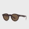 Ochelari de soare rotunzi pentru bărbați Ralph Lauren 0Ph4165 maro