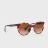 Ochelari de soare rotunzi pentru femei Ralph Lauren 0Ra5285U maro