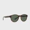 Ochelari de soare rotunzi Ralph Lauren 0Ph4176 verzi pentru bărbați