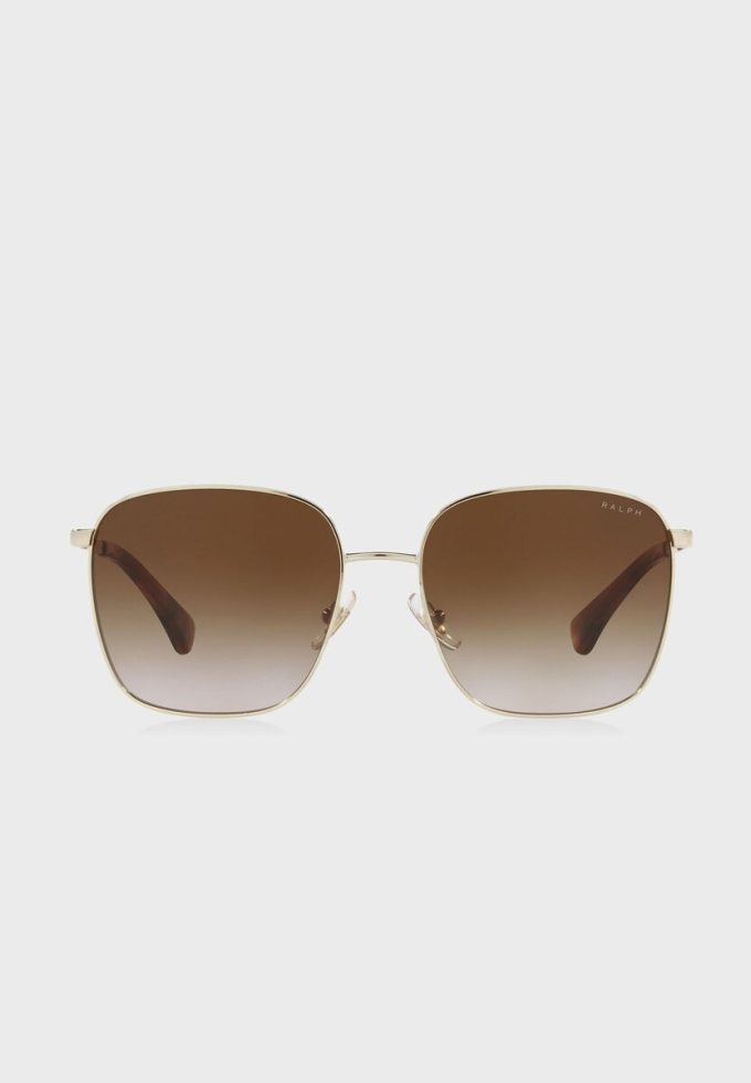 Ochelari de soare supradimensionați Ralph Lauren 0Ra4136 pentru femei aurii