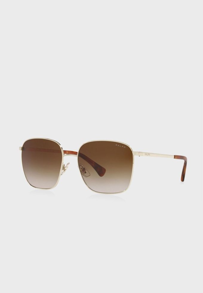 Ochelari de soare supradimensionați Ralph Lauren 0Ra4136 pentru femei aurii