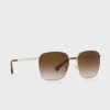 Ochelari de soare supradimensionați Ralph Lauren 0Ra4136 pentru femei aurii
