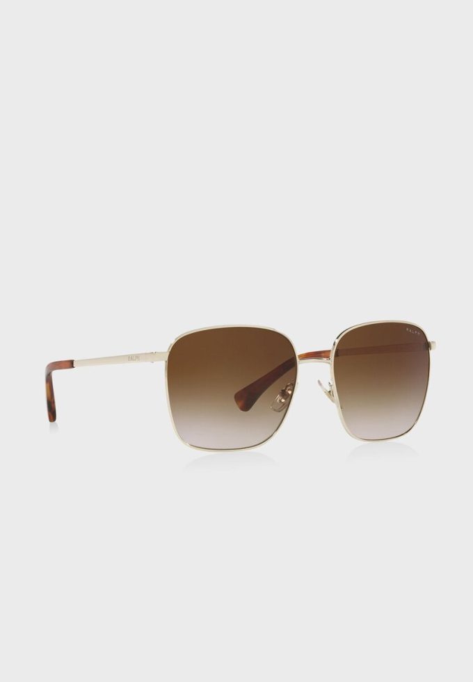 Ochelari de soare supradimensionați Ralph Lauren 0Ra4136 pentru femei aurii