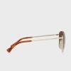 Ochelari de soare supradimensionați Ralph Lauren 0Ra4136 pentru femei aurii