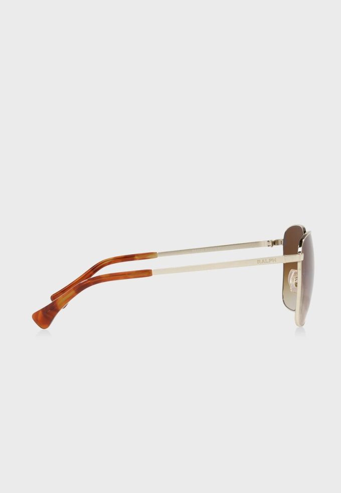 Ochelari de soare supradimensionați Ralph Lauren 0Ra4136 pentru femei aurii