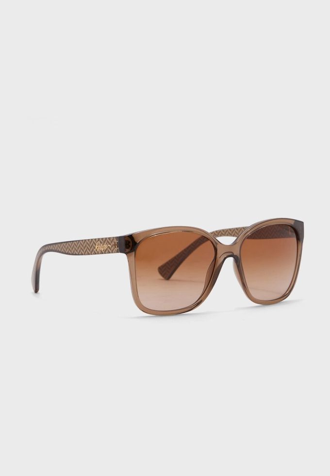 Ochelari de soare supradimensionați Ralph Lauren 0Ra5268 maro pentru femei