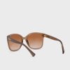Ochelari de soare supradimensionați Ralph Lauren 0Ra5268 maro pentru femei