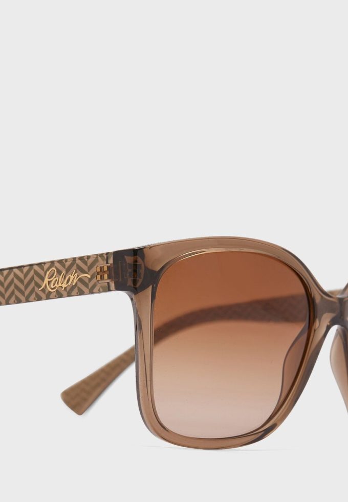 Ochelari de soare supradimensionați Ralph Lauren 0Ra5268 maro pentru femei