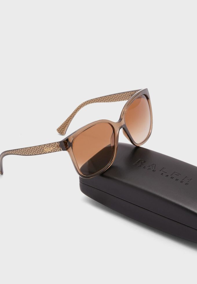 Ochelari de soare supradimensionați Ralph Lauren 0Ra5268 maro pentru femei