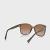 Ochelari de soare supradimensionați Ralph Lauren 0Ra5268 maro pentru femei