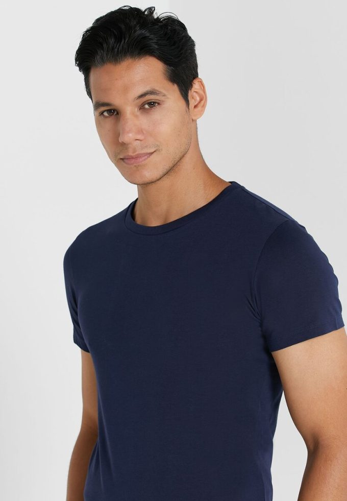Pachet de 2 tricouri Ralph Lauren pentru bărbați din bleumarin