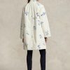 Paltoane albe din pânză Ralph Lauren pentru damă Paltoane albe din pânză Ralph Lauren pentru damă