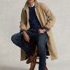 Paltoane de mers din bumbac țesute Ralph Lauren bej pentru bărbați