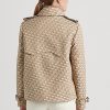 Paltoane jacquard cu monogramă de damă Ralph Lauren kaki