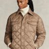 Paltoane matlasate supradimensionate pentru femei Ralph Lauren maro Paltoane matlasate supradimensionate pentru femei Ralph Lauren maro