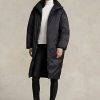 Paltoane negre de puf pentru femei Ralph Lauren, hidrofuge Paltoane negre de puf pentru femei Ralph Lauren, hidrofuge