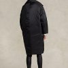 Paltoane negre de puf pentru femei Ralph Lauren, hidrofuge Paltoane negre de puf pentru femei Ralph Lauren, hidrofuge