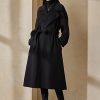 Paltoane negre Ralph Lauren Leonarda Wrap de damă Paltoane negre Ralph Lauren Leonarda Wrap de damă