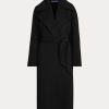 Paltoane negre Ralph Lauren Leonarda Wrap de damă Paltoane negre Ralph Lauren Leonarda Wrap de damă