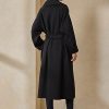 Paltoane negre Ralph Lauren Leonarda Wrap de damă Paltoane negre Ralph Lauren Leonarda Wrap de damă