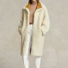 Paltoane oversize reversibile din shearling pentru femei Ralph Lauren