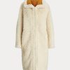 Paltoane oversize reversibile din shearling pentru femei Ralph Lauren