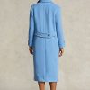 Paltoane polo de damă albastre Ralph Lauren The Spelman Collection
