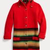 Paltoane roșii din lână Ralph Lauren pentru femei Paltoane roșii din lână Ralph Lauren pentru femei