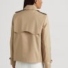 Paltoane scurte la două piept pentru femei Ralph Lauren bej