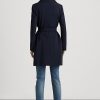 Paltoane Wrap din crepon Ralph Lauren pentru femei bleumarin Paltoane Wrap din crepon Ralph Lauren pentru femei bleumarin