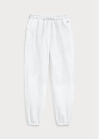 Pantaloni albi de atletism din lână Ralph Lauren pentru femei