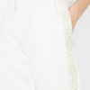Pantaloni albi tricotati cu talie înaltă Ralph Lauren de damă Pantaloni albi tricotati cu talie înaltă Ralph Lauren de damă