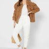 Pantaloni albi tricotati cu talie înaltă Ralph Lauren de damă Pantaloni albi tricotati cu talie înaltă Ralph Lauren de damă