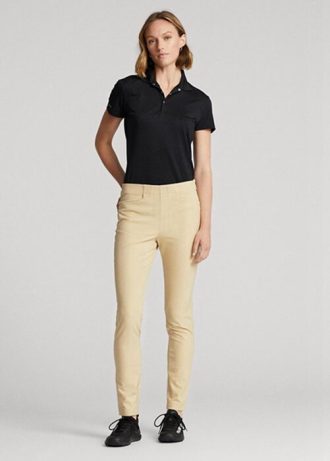 Pantaloni atletici kaki Ralph Lauren Golf Stretch pentru femei