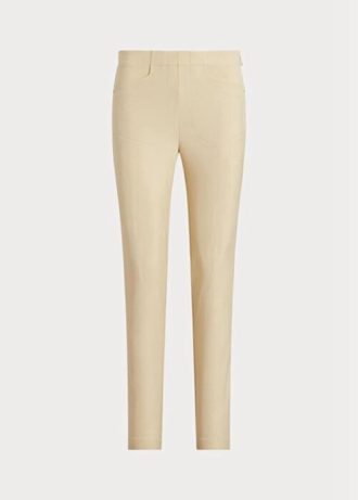 Pantaloni atletici kaki Ralph Lauren Golf Stretch pentru femei