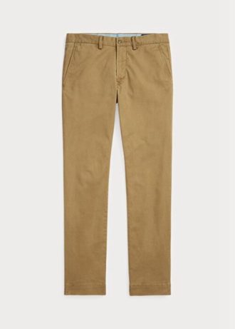 Pantaloni chino slim fit Ralph Lauren kaki pentru bărbați Pantaloni chino slim fit Ralph Lauren kaki pentru bărbați