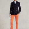 Pantaloni chino stretch pentru bărbați, portocalii, slim fit, Ralph Lauren Pantaloni chino stretch pentru bărbați, portocalii, slim fit, Ralph Lauren