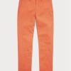 Pantaloni chino stretch pentru bărbați, portocalii, slim fit, Ralph Lauren Pantaloni chino stretch pentru bărbați, portocalii, slim fit, Ralph Lauren