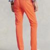 Pantaloni chino stretch pentru bărbați, portocalii, slim fit, Ralph Lauren Pantaloni chino stretch pentru bărbați, portocalii, slim fit, Ralph Lauren