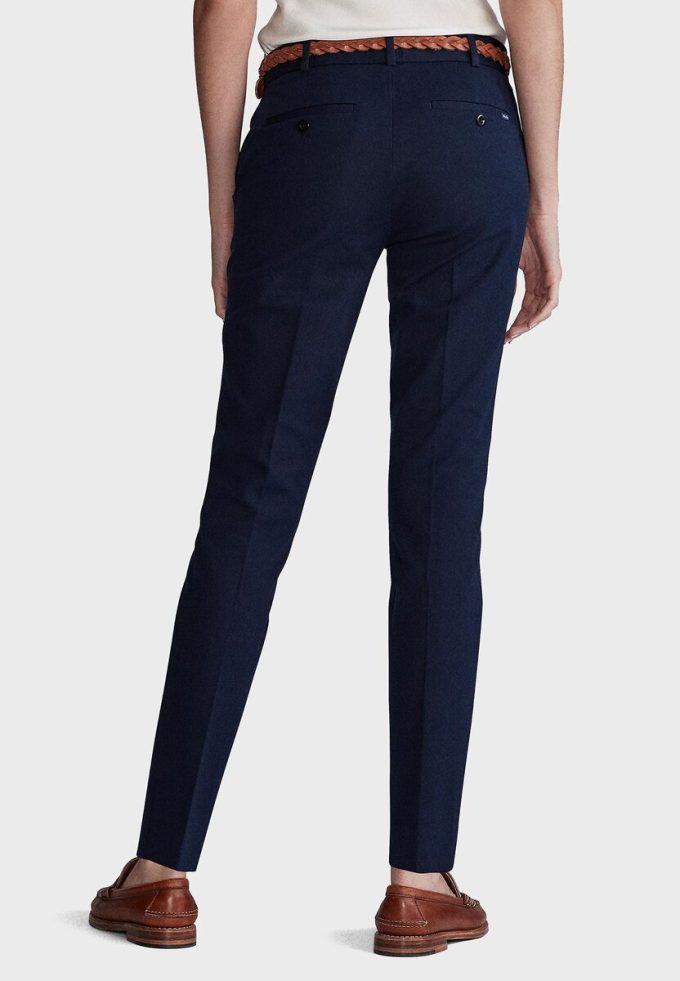 Pantaloni croiți Ralph Lauren de damă albaștri