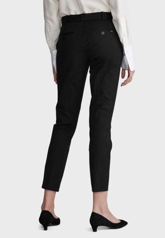 Pantaloni croiți Ralph Lauren de damă negri