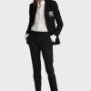 Pantaloni croiți Ralph Lauren de damă negri