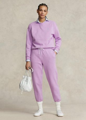 Pantaloni de atletism din lână pentru femei Ralph Lauren violet