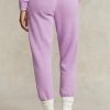 Pantaloni de atletism din lână pentru femei Ralph Lauren violet Pantaloni de atletism din lână pentru femei Ralph Lauren violet