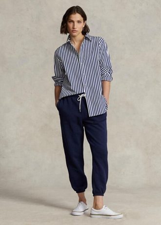 Pantaloni de atletism din lână Ralph Lauren pentru femei bleumarin