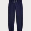 Pantaloni de atletism din lână Ralph Lauren pentru femei bleumarin Pantaloni de atletism din lână Ralph Lauren pentru femei bleumarin